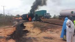 Nigeria tanker: More than 50 killed in Niger state collision