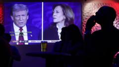 Watch key moments from Trump-Harris clash