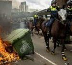 Dozens arrested after clashes at Melbourne anti-war protest