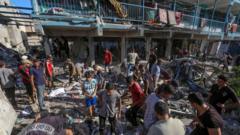 Israeli strike on Gaza school kills at least 14 – health officials