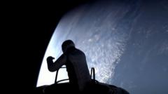 Key moments from first non-professional spacewalk