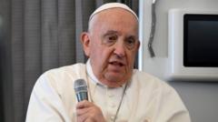 Pope Francis urges Catholics to pick ‘lesser evil’ between Trump and Harris