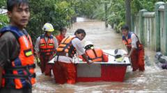 Myanmar: Over 100 dead in Myanmar floods after Typhoon Yagi hits