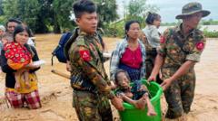 Typhoon Yagi: Myanmar floods death toll doubles to 226