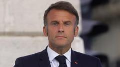 French President Emmanuel Macron announces new right-wing government