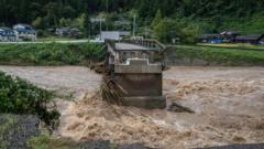 Six dead after record rain causes floods in Japan’s Ishikawa