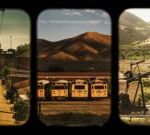 Framing the United States through a train window