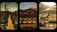 Framing the United States through a train window