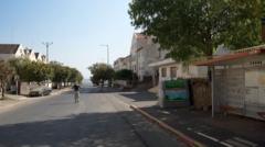 Deserted streets in Israel’s border towns