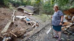 Thirty killed in one county after hurricane hits North Carolina