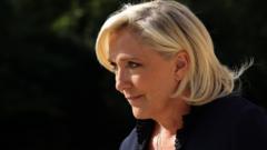 Marine le Pen on trial for alleged EU funds misuse