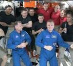 ISS welcomes crew of docked SpaceX capsule