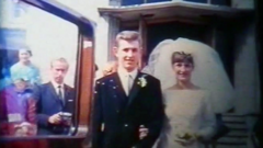 Couple reunited with lost wedding film after 57 years