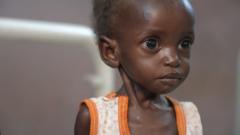 Sudan war: Inside a hospital on the front line of a hunger crisis