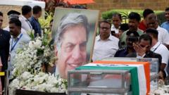 Ratan Tata is cremated with full state honours in Mumbai