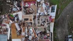 Drone footage shows Hurricane Milton damage in Florida