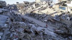 Israel-Gaza war: Air strike said to have killed dozens in Jabalia