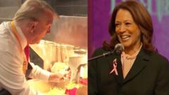 Trump serves up McDonald’s fries and Harris celebrates birthday