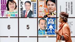 Japan voting for new leader in shadow of scandals